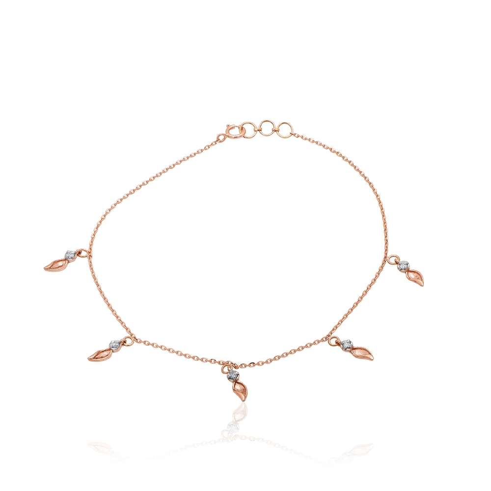 Rose Gold Bracelet ALB00249 - Image 3