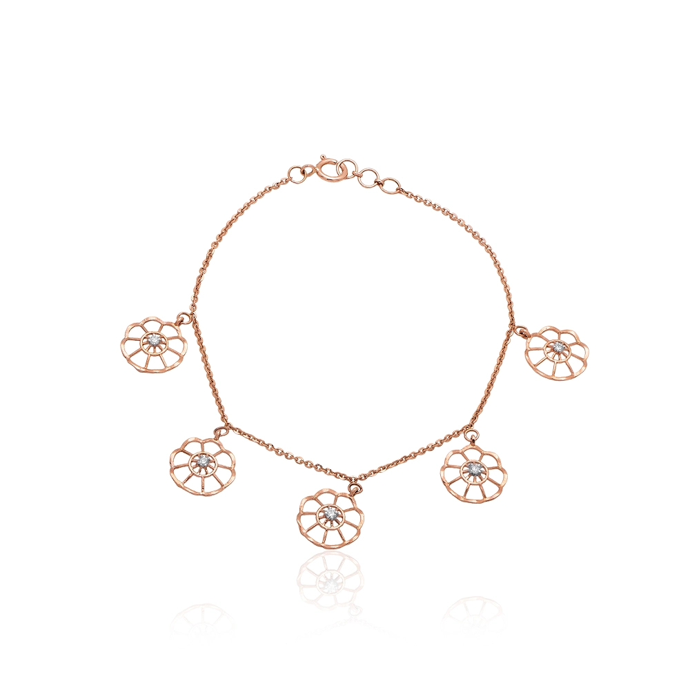 Rose Gold Bracelet ALB00250 - Image 3