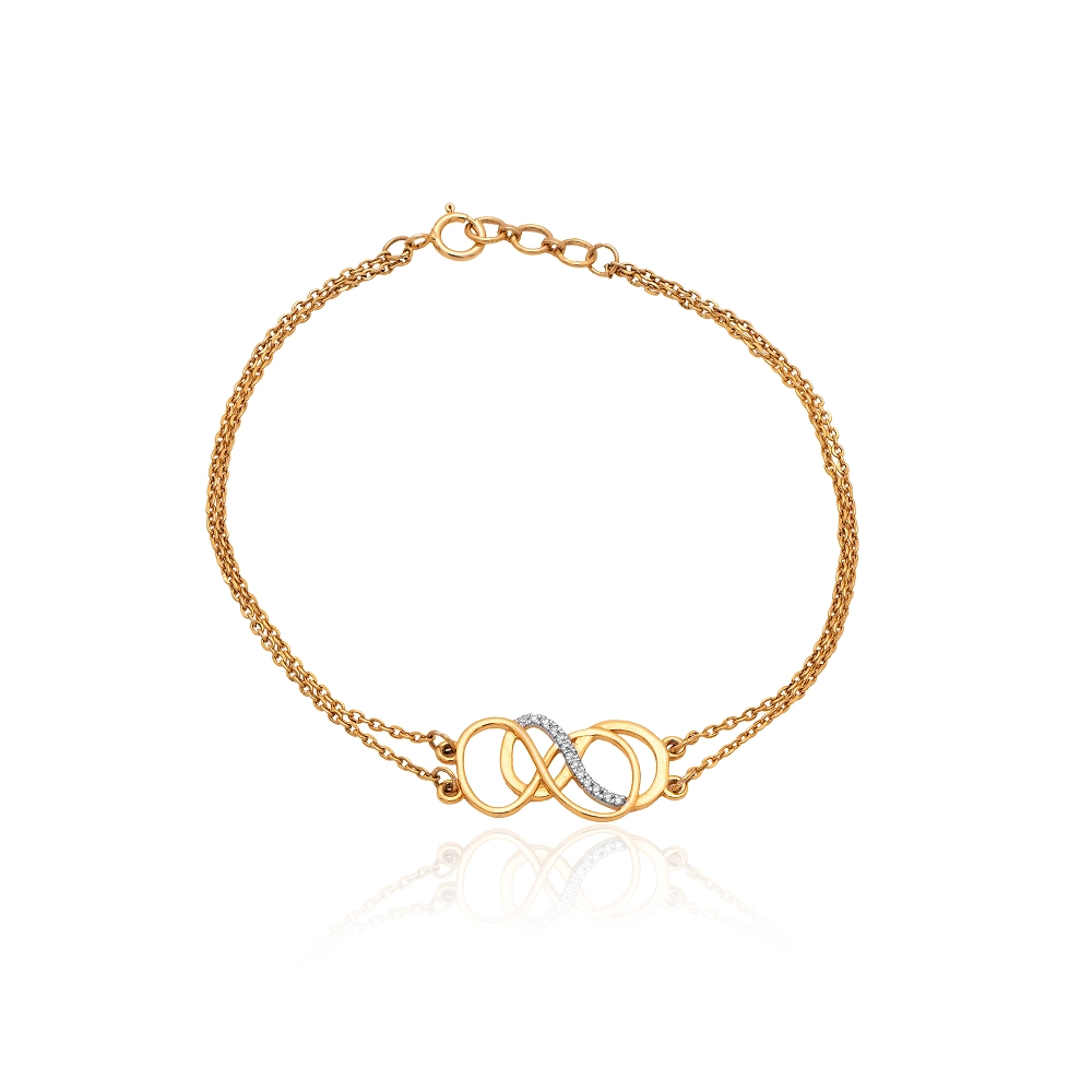 Yellow Gold Bracelet ALB00252 - Image 3