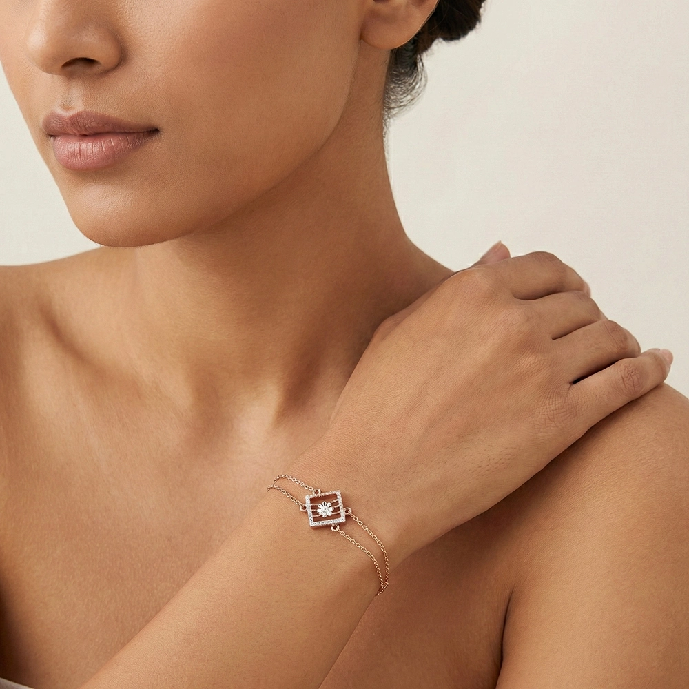 Rose Gold Bracelet ALB00261 - Image 2