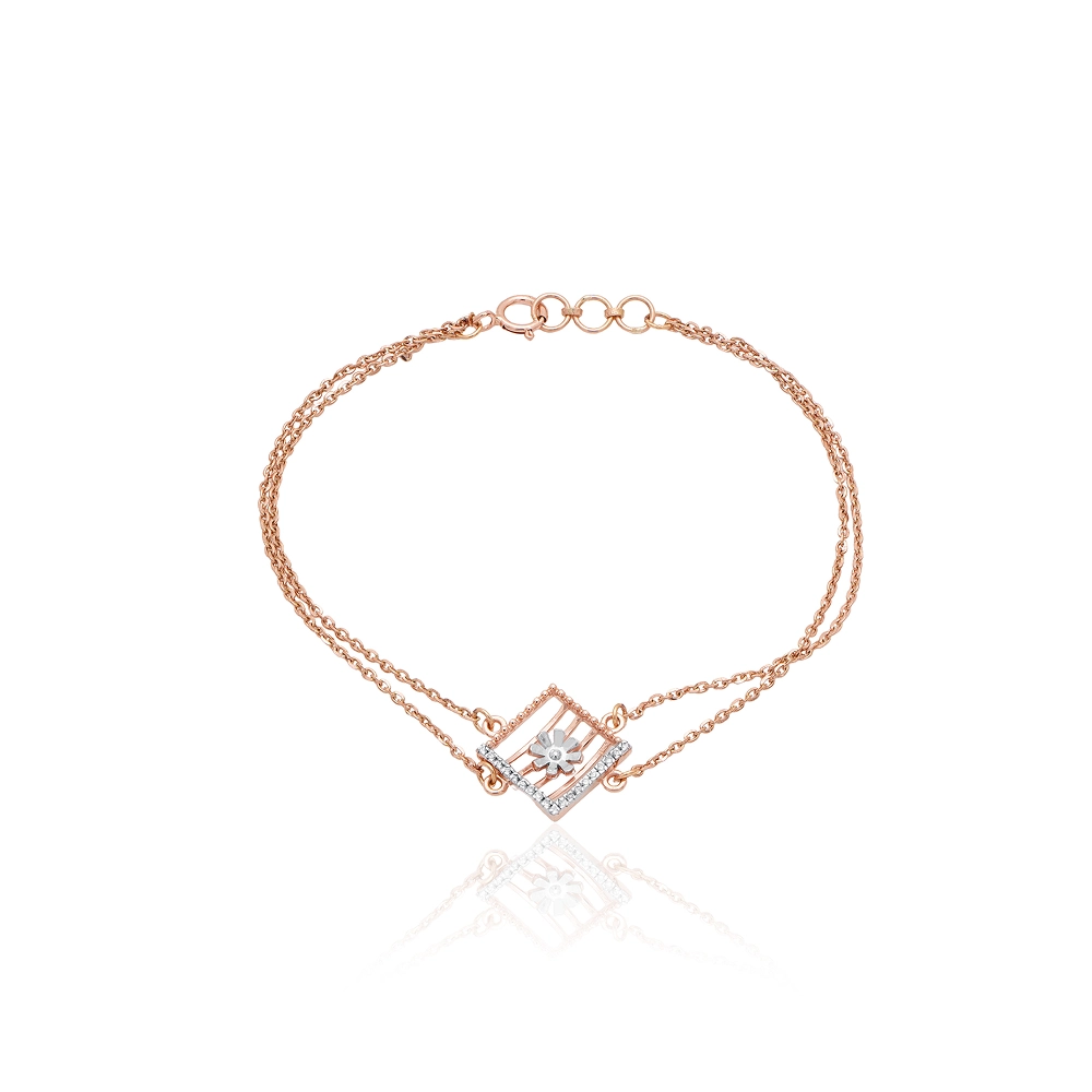 Rose Gold Bracelet ALB00261 - Image 3