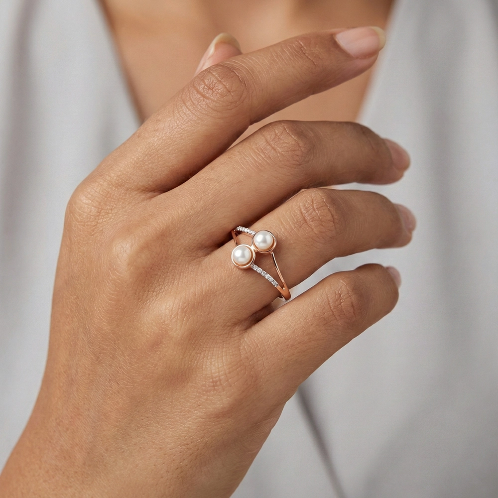 Rose Gold Ring ALR00942 - Image 2