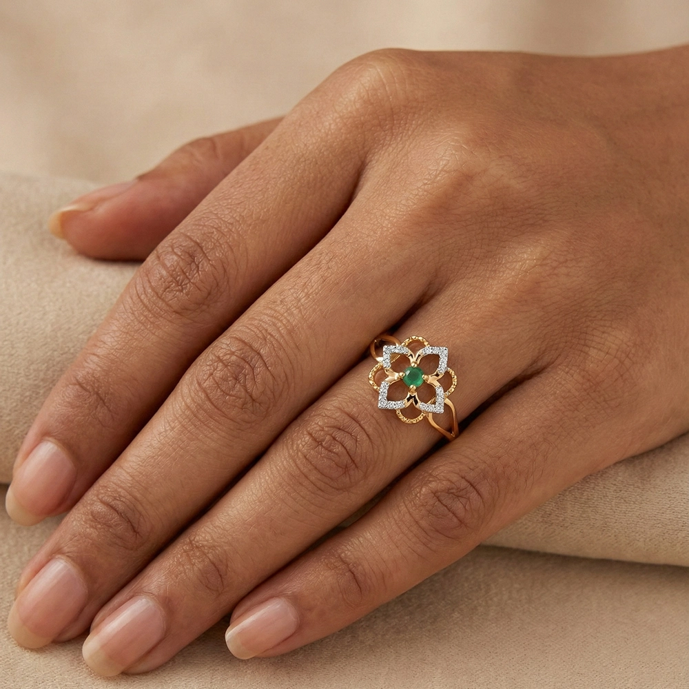 Yellow Gold Ring ALR00977 - Image 2