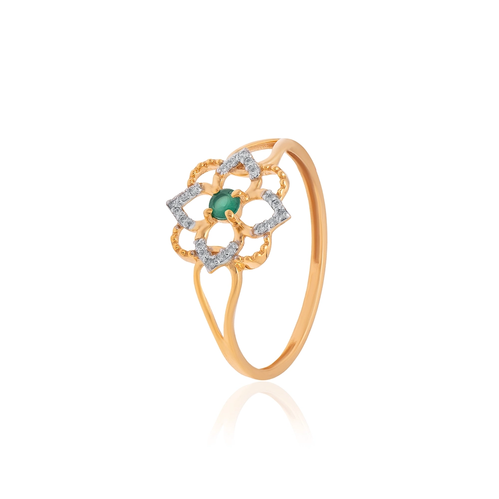 Yellow Gold Ring ALR00977 - Image 3