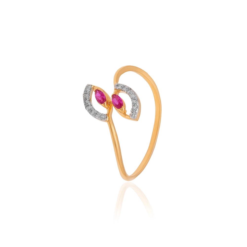 Yellow Gold Ring ALR00980 - Image 3
