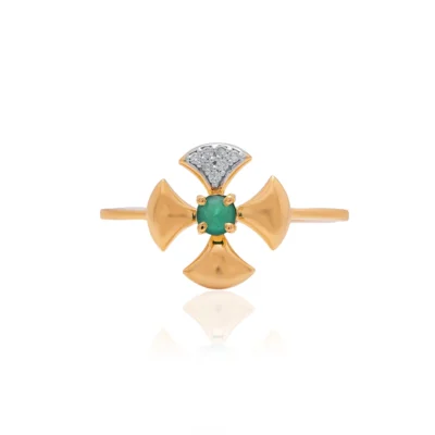 Yellow Gold Ring ALR00999