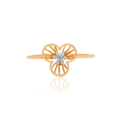 Yellow Gold Ring ALR01004