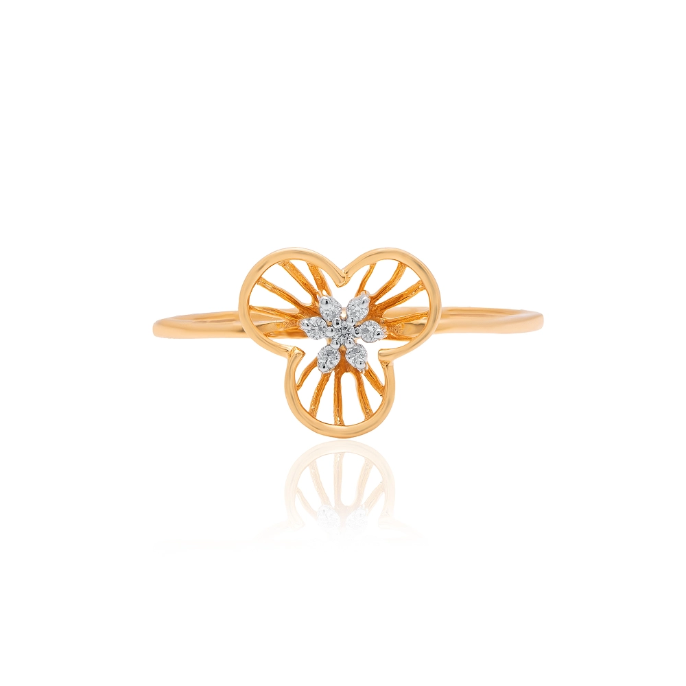 Yellow Gold Ring ALR01004