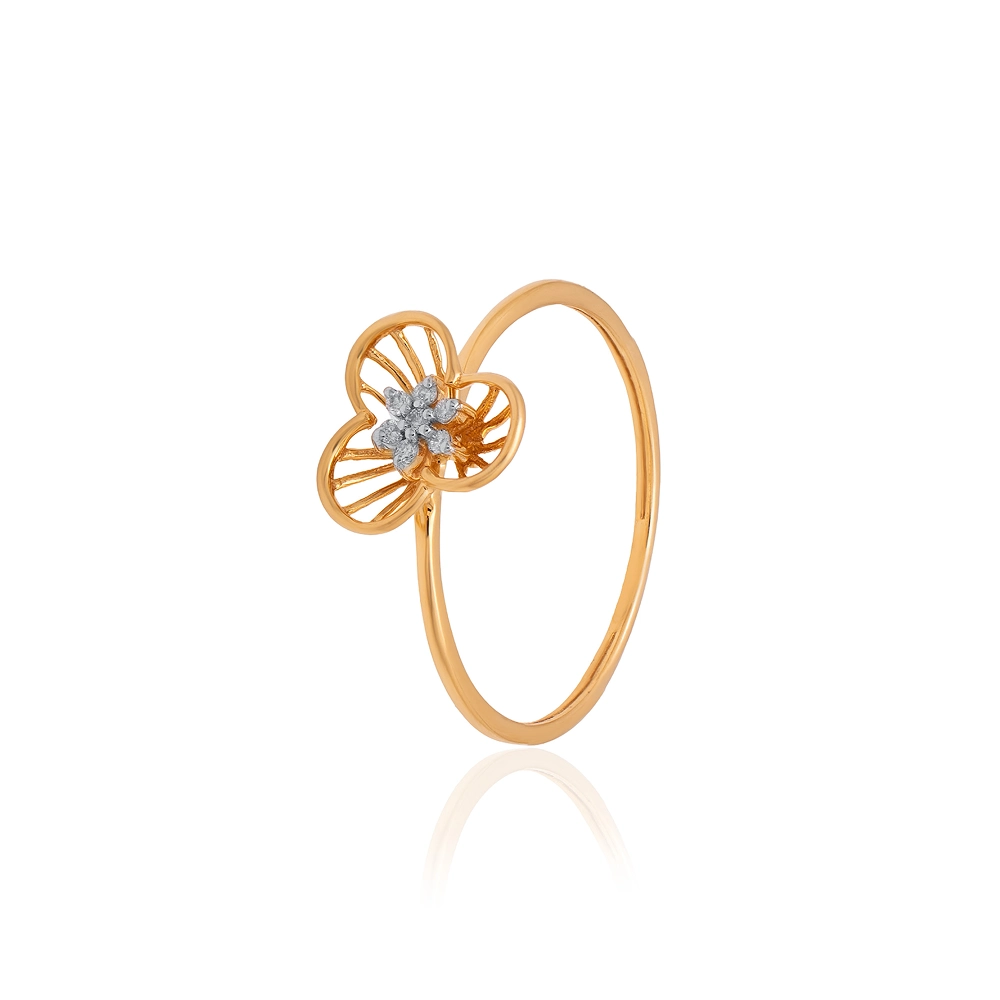 Yellow Gold Ring ALR01004 - Image 3