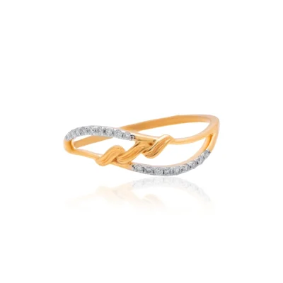 Yellow Gold Ring ALR01005