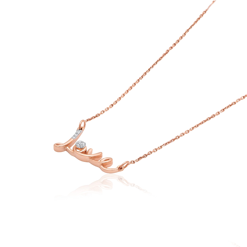 Rose Gold Necklaces AMS00154
