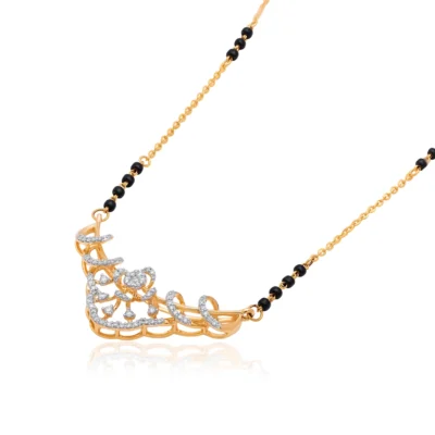 Yellow Gold Mangalsutra AMS00156