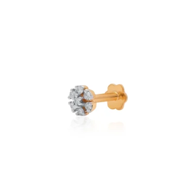 Yellow Gold Nose Pin AN000