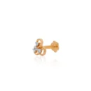 Yellow Gold Nose Pin ANP00067