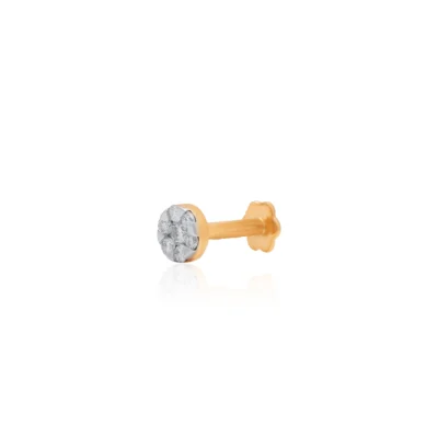 Yellow Gold Nose Pin ANP00079