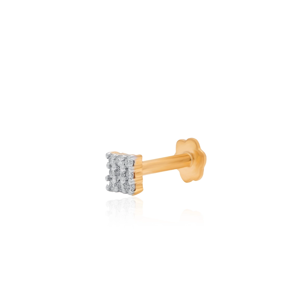 Yellow Gold Nose Pin ANP00081