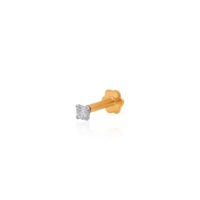 Yellow Gold Nose Pin ANP00084