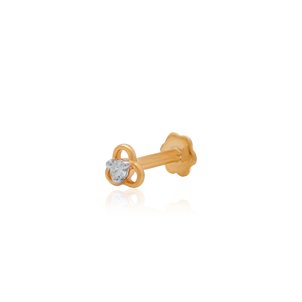 Yellow Gold Nose pin ANP0078