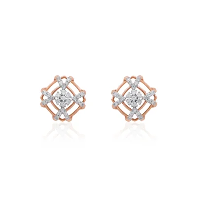 Rose Gold Earrings APS00402