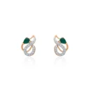 Yellow Gold Earrings APS00403E