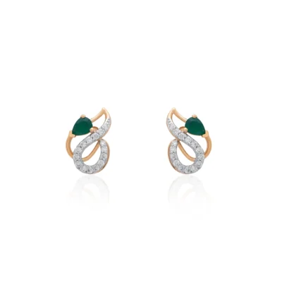 Yellow Gold Earrings APS00403E