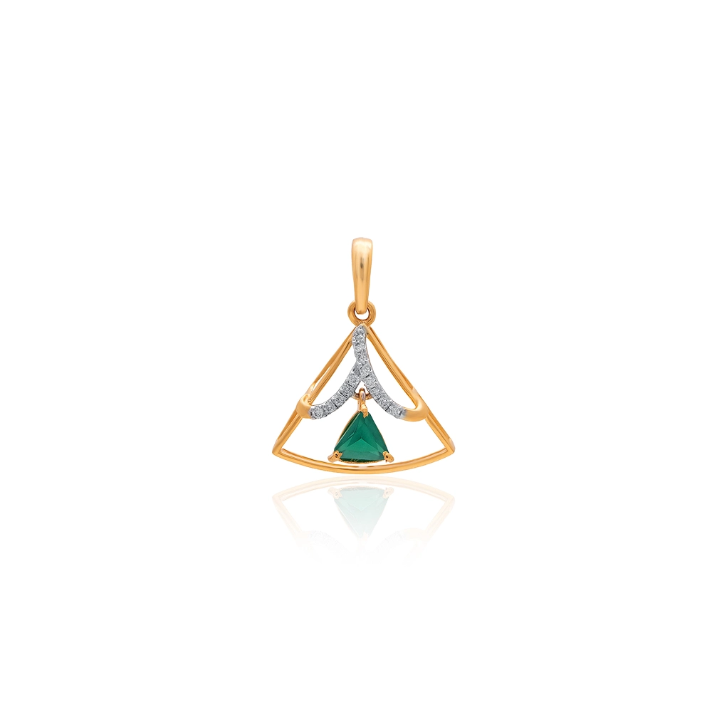 Yellow Gold Pendant APS00404